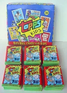 NEU 1992 TOPPS KINDER BASEBALL UNGEÖFFNETE WACHSBOX 48 PACKUNGEN GRIFFEY RYAN - Bild 1 von 18