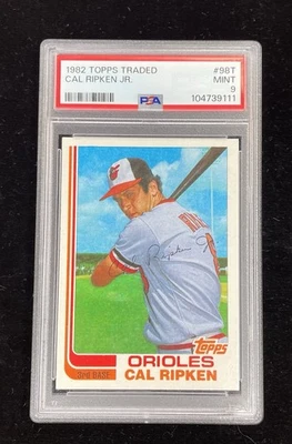 1982 Topps Traded Set-Break # 98T Cal Ripken Jr. PSA 9 MINT - Image 1 of 2