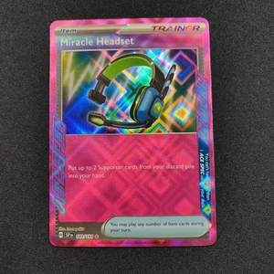 Miracle Headset 183/191 Sv08: Surging Sparks Holo Ace Spec Trainer Pokemon Card - Picture 1 of 2