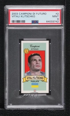 2003-04 Collezioni Firenze Campioni di Futuro Vitali Klitschko #2 PSA 9 MINT - Image 1 of 2