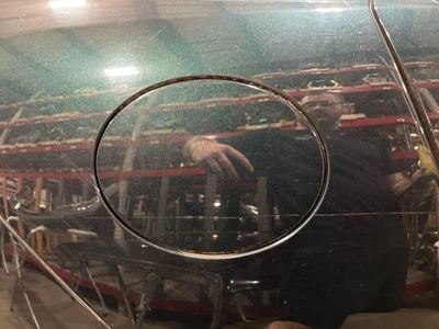 2017 Jaguar F-Pace OEM aba traseira da porta do tanque de combustível verde corrida britânica 1AL 18-23 - Imagem 1 de 3