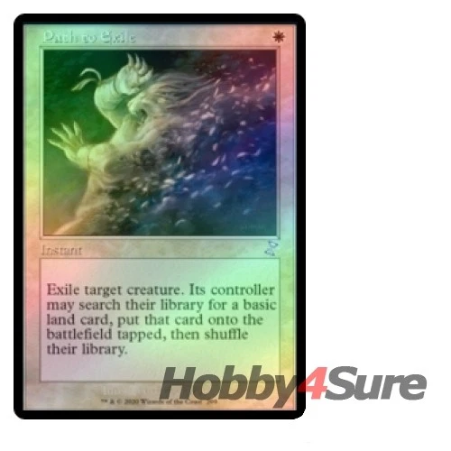 Foil Path To Exile M/NM Magic: The Gathering MTG Time Spiral Remastered - Image 1 of 1