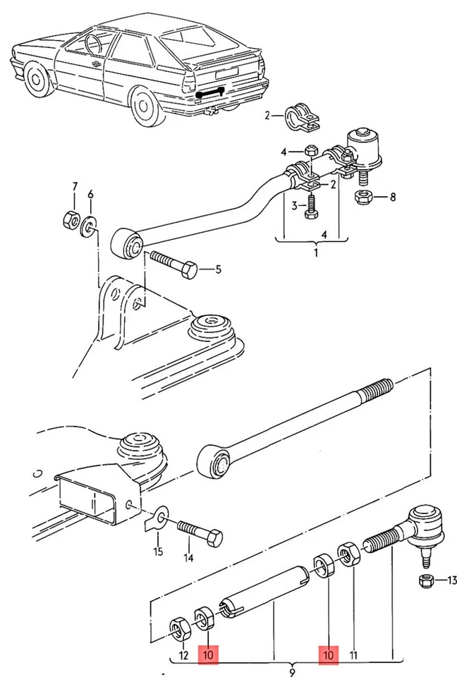Genuine AUDI VW 100 Avant quattro 200 4000 5000 Turbo Clamping Ring 431419813 Foto 1 de 1