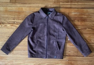 GA Milano Mens Brown Italian Suede Leather Jacket Size M - Picture 1 of 8