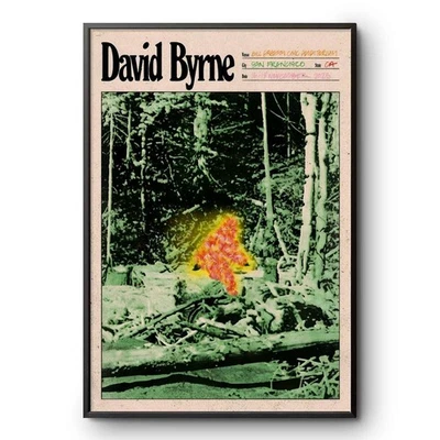 HOT David Byrne In San Francisco CA On Nov 16-18 2025 Poster 18x24