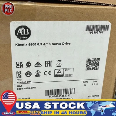 AB 2198-H008-ERS Kinetix 5500 Servo Driver AB 2198H008ERS AB  US Free Tax - Image 1 of 4