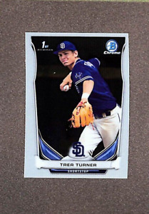 2014 Bowman Chrome Mini #300 Trea Turner 1st Bowman Rookie RC - Dodgers 