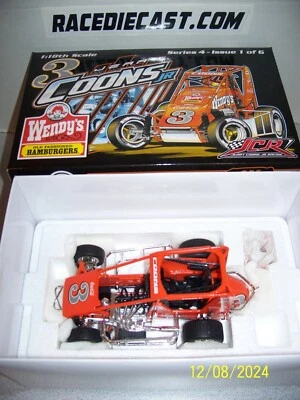 "RARO" JERRY COONS JR. #3 "WENDY'S" 1/18 R&R 2011 TIGELA DE PIMENTA ANÃO REPARADO - Imagem 1 de 2