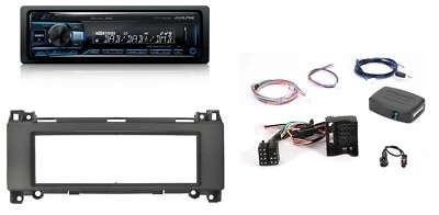 Autoradio Alpine DAB 1 DIN Para Mercedes Clase A (W169) Serie Del 2004 Al 2012 - Imagen 1 de 4
