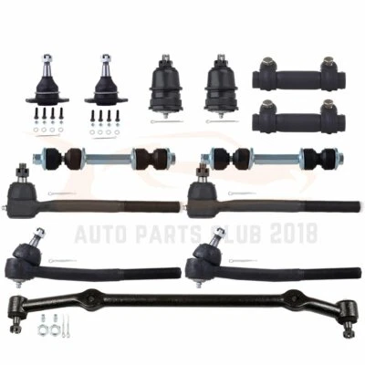 13pcs For 91-96 Buick Roadmaster Front Ball Joint Tie Rod Sway Bar Suspension - Image 1 of 4