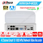 Dahua Nvr4104-P-4Ks2/L 4Ch 4Poe Smart Network Video Recorder 1U 1Hdd Hdmi P2p
