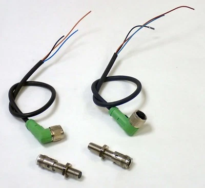 OMRON E2A-S08KS02-M1-B1 PROXIMITY SENSOR SS M12 4-PIN CONNECTOR PNP-NO, LOT OF 2 - Image 1 of 4