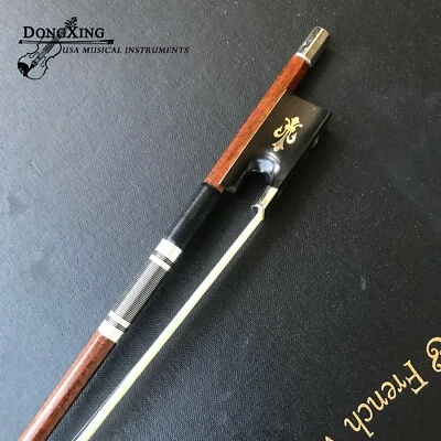 Violin Bow 1/4 Size Pernambuco Wood Skin Carbon Fiber Bow Horse Hair Top Quality - Image 1 of 4