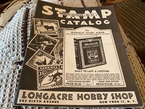 Vintage Longacre Hobby Shop Catalog Price List Stamp Collecting New York NY #37 - Picture 1 of 10