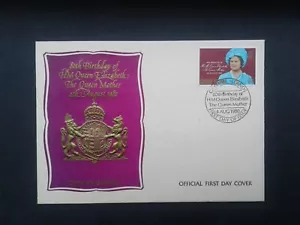 Cayman FDC Queen mother 80th birthday 1980 - Picture 1 of 2