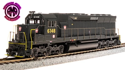 Broadway Limited 4289 HO EMD SD45 PRR 6148 Brunswick Green Paragon4 Sound DC DCC - Image 1 of 2