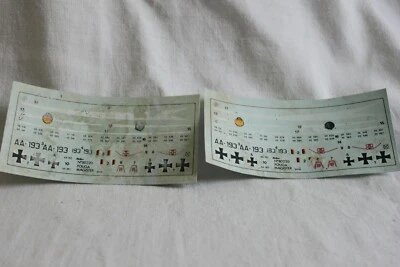 Model maquette: decals, décalcomanies: avion plane, Fouga Magister, Heller, 1/72 - Photo 1/3