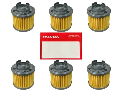 6 PACOTES DE FILTRO DE ÓLEO HONDA OEM 15412-HB6-003 86-87 TRX125 ATC125M - Imagem 1 de 4