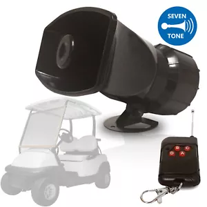 Kit de bocina de carro de golf sirena de 7 tonos 12 V para EZGO Yamaha Karts Club Car Polaris - Imagen 1 de 12