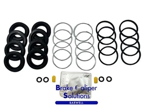 FRONT Brake Caliper Seal Repair Kit + CAST SEALS for SUBARU IMPREZA 2.0 T GT - Picture 1 of 1