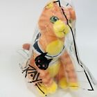 Stray Cat & B-12 Plush Figure Toy Set Removable Harness + 3 Buttons Official 12"