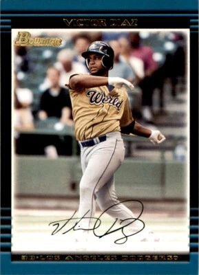 2002 BOWMAN DRAFT PICKS & PROSPECTS - RC #BDP157 VICTOR DIAZ LOS ANGELES DODGERS - Image 1 of 2