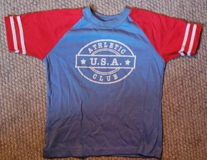 Boys Rob Roy T-Shirt Size 7 Short Sleeve Athletic Club U.S.A. Cute Vintage - Picture 1 of 5