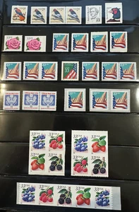 US 1999 Comprehensive Definitive Stamp Year set 38 stamps- Coils, Officials MNH - Picture 1 of 1