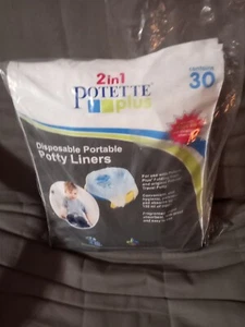 Kalencom 2 in 1 Potette Plus Disposable Portable Potty Liners, 30-pack Toilet - Picture 1 of 2