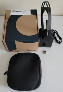 Poly Plantronics Voyager Focus 2 UC USB-A W/Stand Bluetooth Headset - Picture 1 of 10