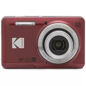 New Kodak PIXPRO FZ55 Digital Camera Red 5X Optical Zoom from Japan Beautiful! - Picture 1 of 24