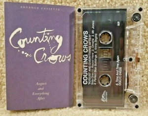 Vintage 1993 Advance Cassette Tape Counting Crows August And Everything After - Picture 1 of 6