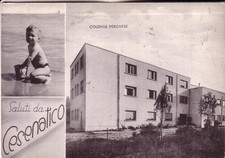 CESENATICO OPACA VIAGGIATA 1958 COLONIA VERONESE SALUTI BELLA