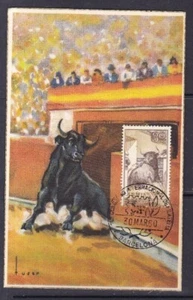 1960 - España - Edifil 1257 - Tarjeta Postal - Fiesta Nacional - Tauromaquia - Imagen 1 de 2