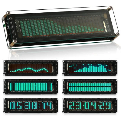 AK2515 Pro VFD espectro de áudio musical mini indicador de nível de matriz de pontos medidor VU - Imagem 1 de 4