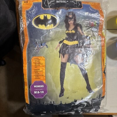 Rubies Adult Batgirl Halloween or Cosplay Costume - Size Medium (8-10) Complete - Image 1 of 2