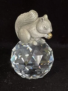 Swarovski Trimlite Zinn Eichhörnchen Briefbeschwerer 9401/P - Bild 1 von 8