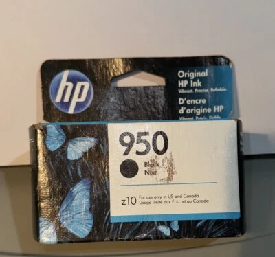 HP 950 Black Ink Cartridge CN049AN OEM NEW Sealed Exp may-2022 - Image 1 of 2