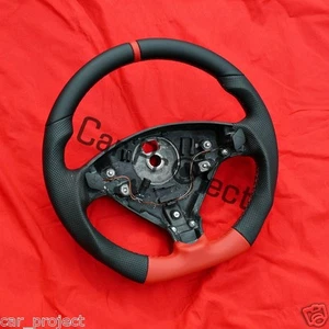 LENKRAD für OPEL ASTRA G, ZAFIRA A und Agila. Leder ROT. 12 Uhr Markierung.  - Bild 1 von 8