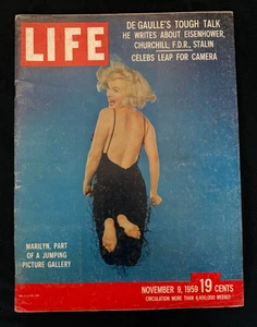 Life Magazine Marilyn Monroe Nov 9, 1959 NO label - Picture 1 of 2