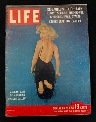 Life Magazine Marilyn Monroe Nov 9, 1959 NO label - Image 1 of 2