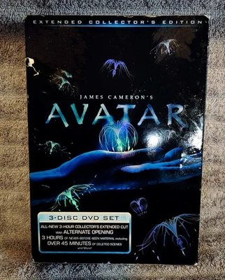Avatar (2001) 3-Disc Extended Collector's Edition (Blu-ray) James Cameron - Image 1 of 4