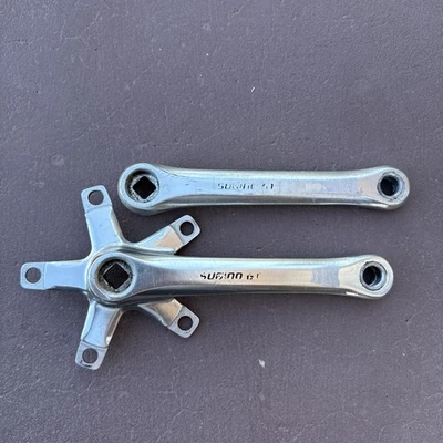 Vintage Sugino GT Crankset 165 mm Old School BMX 110BCD 5-Bolt Japan - Image 1 of 4