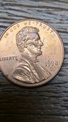 1998 D Lincoln Cent Error DDO DDR Penny - Image 1 of 4