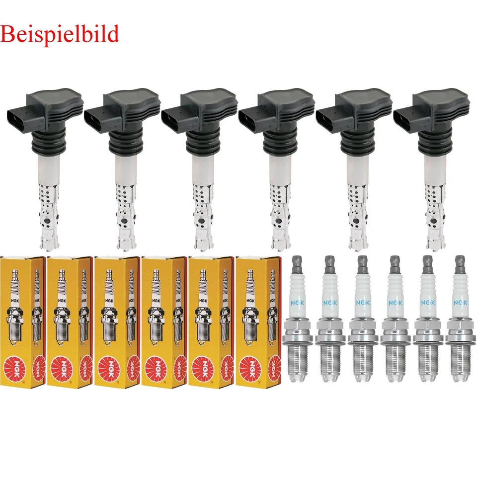 6x Bobina de encendido STELLOX + Bujía NGK para Volvo XC90 I 275 3.2 AWD XC70 II 136 T6 - Imagen 1 de 3