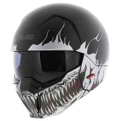 HJC I20 Streetfighter helm - Scraw black white - Bild 1 von 4