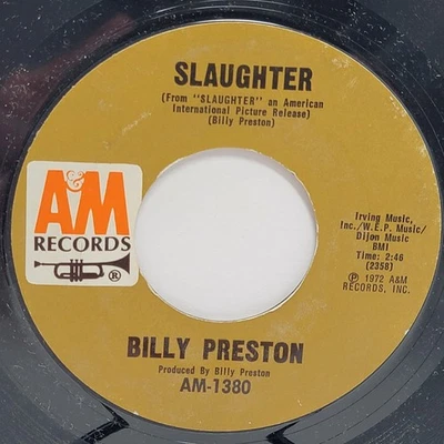Billy Preston Slaughter / God Loves You 7" 45rpm M- Vinyl Soul Record 45 - Image 1 of 2