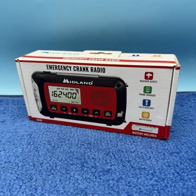 Midland ER40 Emergency Crank Weather Alert Radio w/ Flashlight - Image 1 of 3