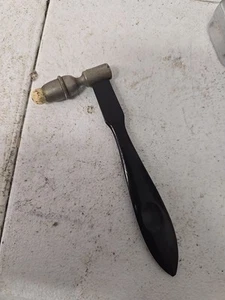 Antiguo martillo de percusión reflectante mango de ébano de la era de la Guerra Civil - Imagen 1 de 10