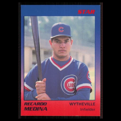 Ricardo Medina #22 1989 Star Minor league Wytheville Cubs Baseball Card MLB NM - Image 1 of 3